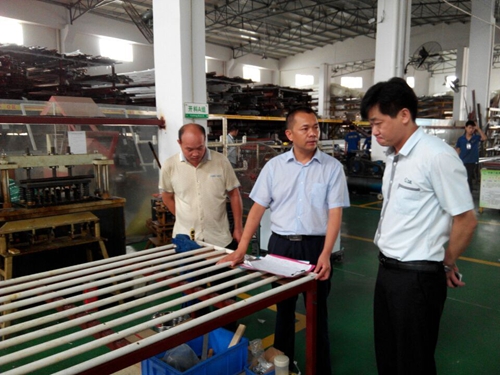 走訪企業(yè)，富軒門窗&先越門窗相互交流學習